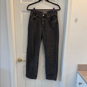 Levi's Women's Straight Leg Jeans in Charcoal